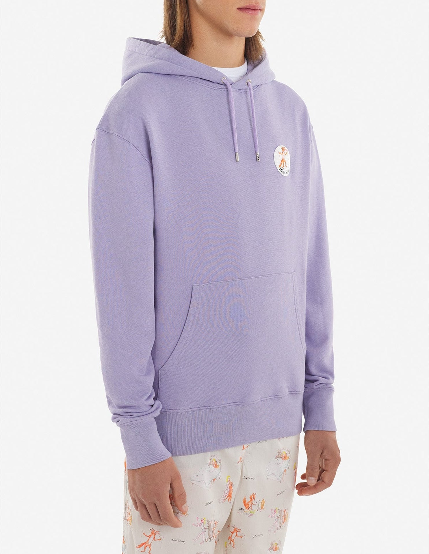 Sweat à capuche Maison Kitsuné x Olympia Le-Tan - Misty Lilac