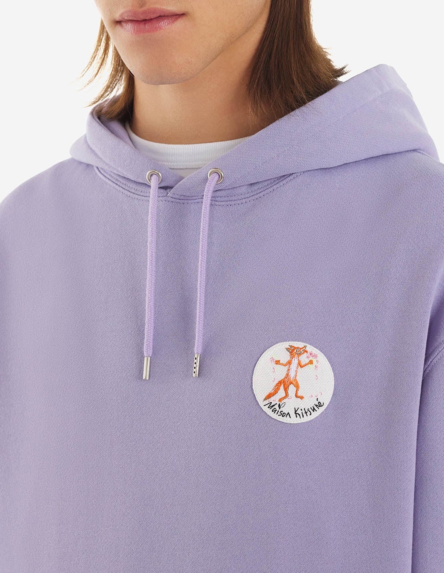 Sweat à capuche Maison Kitsuné x Olympia Le-Tan - Misty Lilac