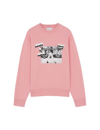 Sweatshirt Maison Kitsuné x Olympia Le-Tan - Bubble Gum Pink