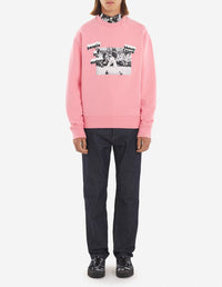 Sweatshirt Maison Kitsuné x Olympia Le-Tan - Bubble Gum Pink