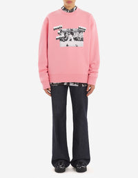 Sweatshirt Maison Kitsuné x Olympia Le-Tan - Bubble Gum Pink
