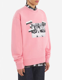 Sweatshirt Maison Kitsuné x Olympia Le-Tan - Bubble Gum Pink
