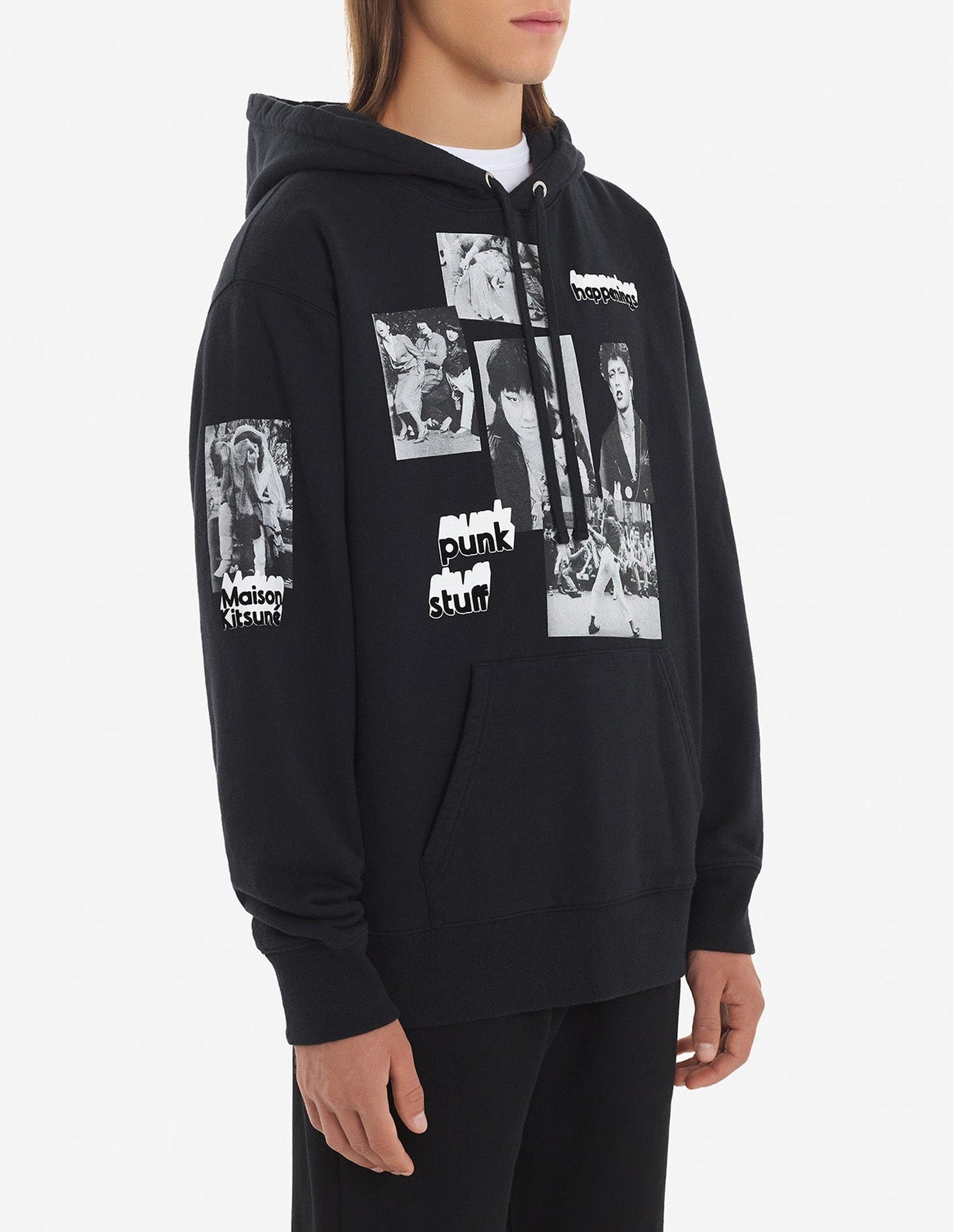 Sweat à capuche Maison Kitsuné x Olympia Le-Tan - Black