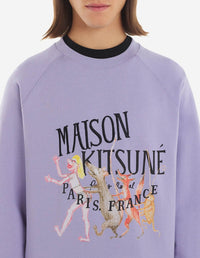 Sweatshirt Maison Kitsuné x Olympia Le-Tan - Misty Lilac