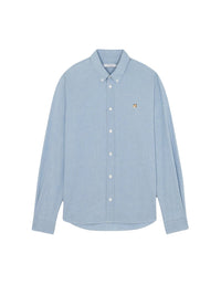 Button-down collar shirt - Washed Indigo
