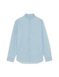 Chemise décontractée avec impression en denim - Bleached Indigo