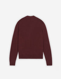 Cardigan à col V en laine - Wine Lees