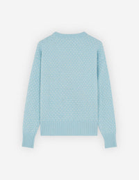 Pull Maison Kitsuné x Olympia Le-Tan en laine - Aqua