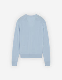 Cardigan Maison Kitsuné x Olympia Le-Tan en laine - Light Blue