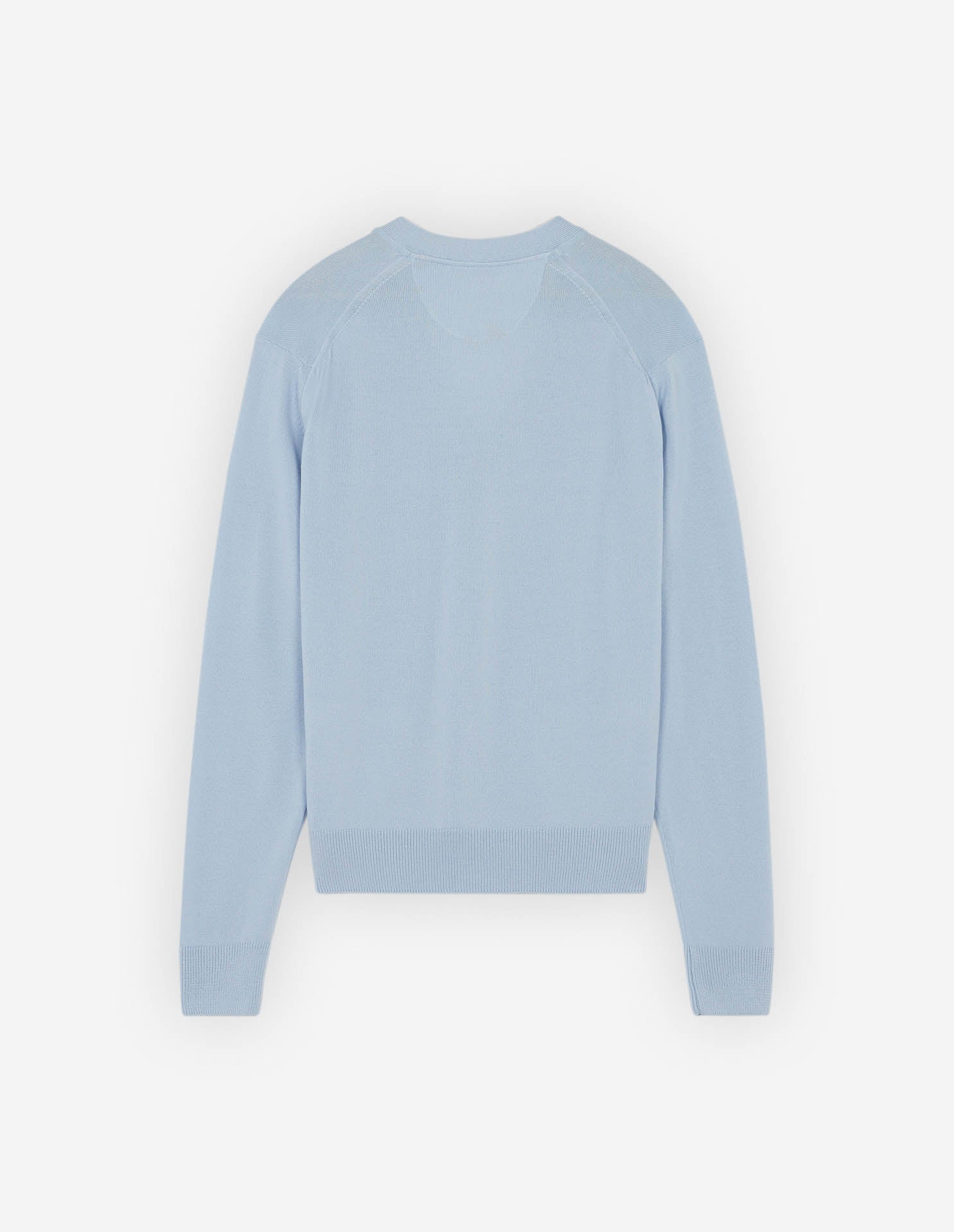 Cardigan Maison Kitsuné x Olympia Le-Tan en laine - Light Blue