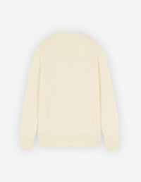Pull Maison Kitsuné x Mont Fuji en laine - Ecru