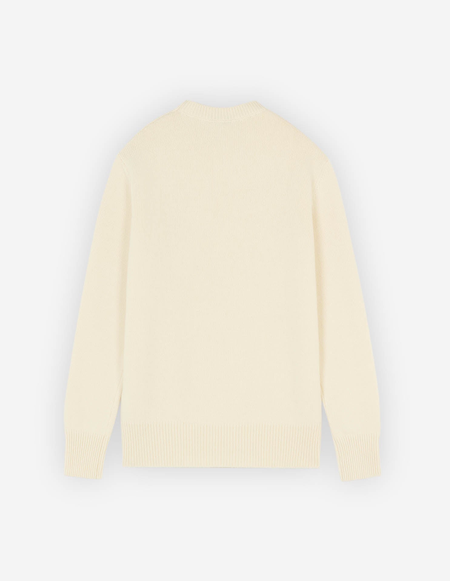 Pull Maison Kitsuné x Mont Fuji en laine - Ecru