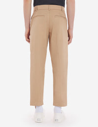 Pantalon droit chino à poches - Beige