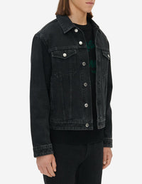 Veste courte en denim - Black