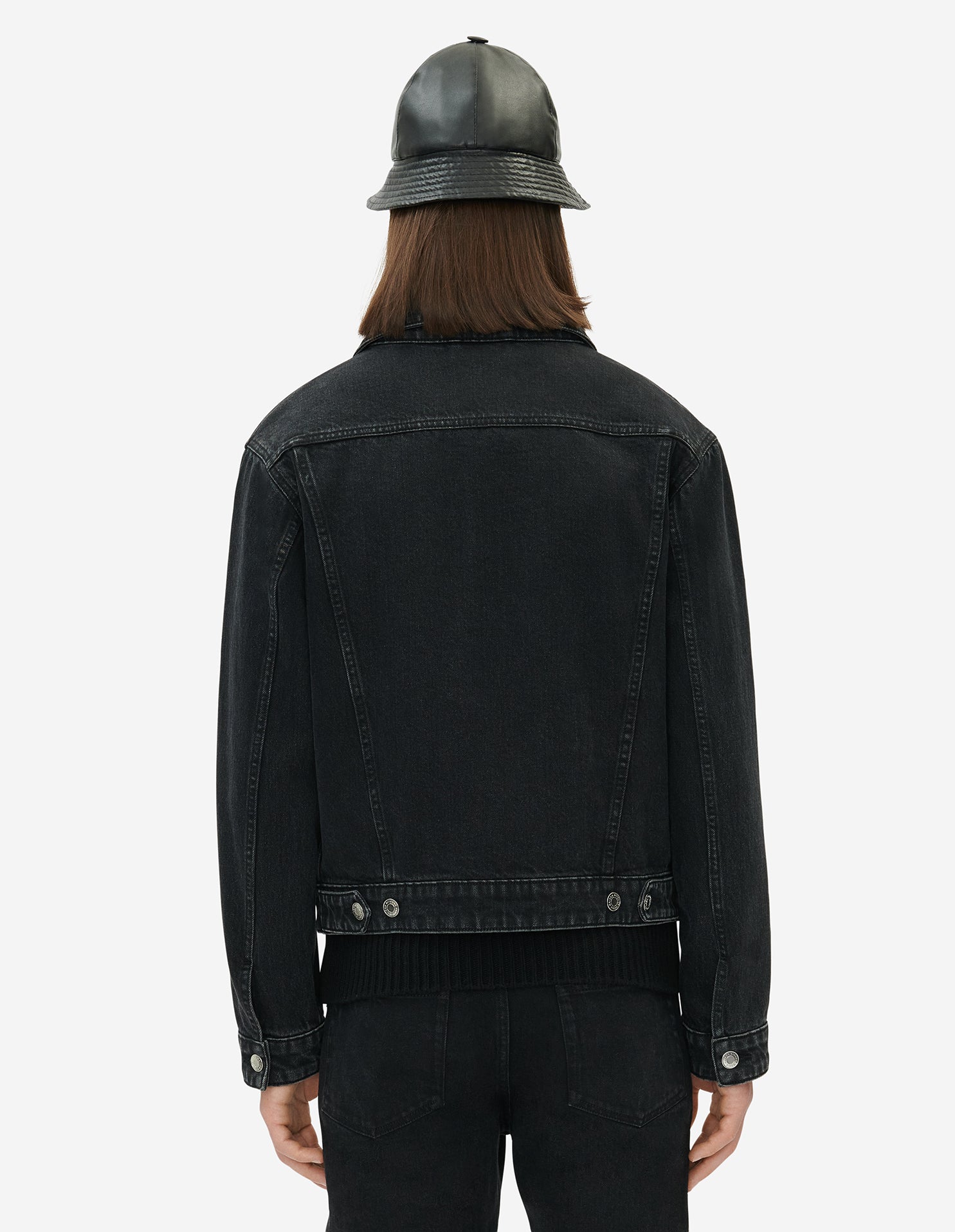 Veste courte en denim - Black