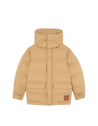 Jacket with tone-on-tone badge - Beige