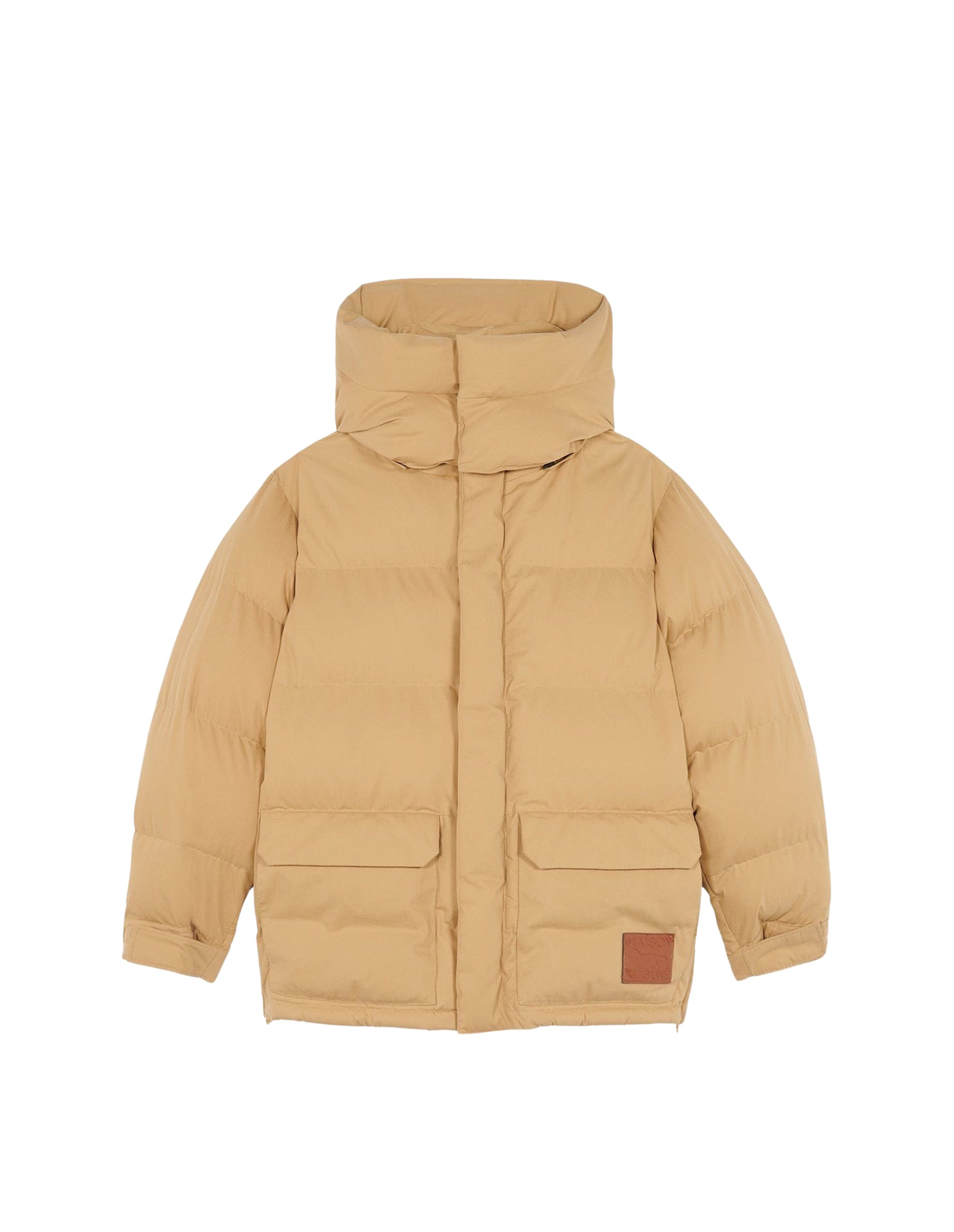 Jacket with tone-on-tone badge - Beige
