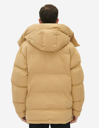 Jacket with tone-on-tone badge - Beige