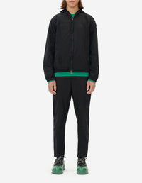 Veste coupe-vent à capuche - Black