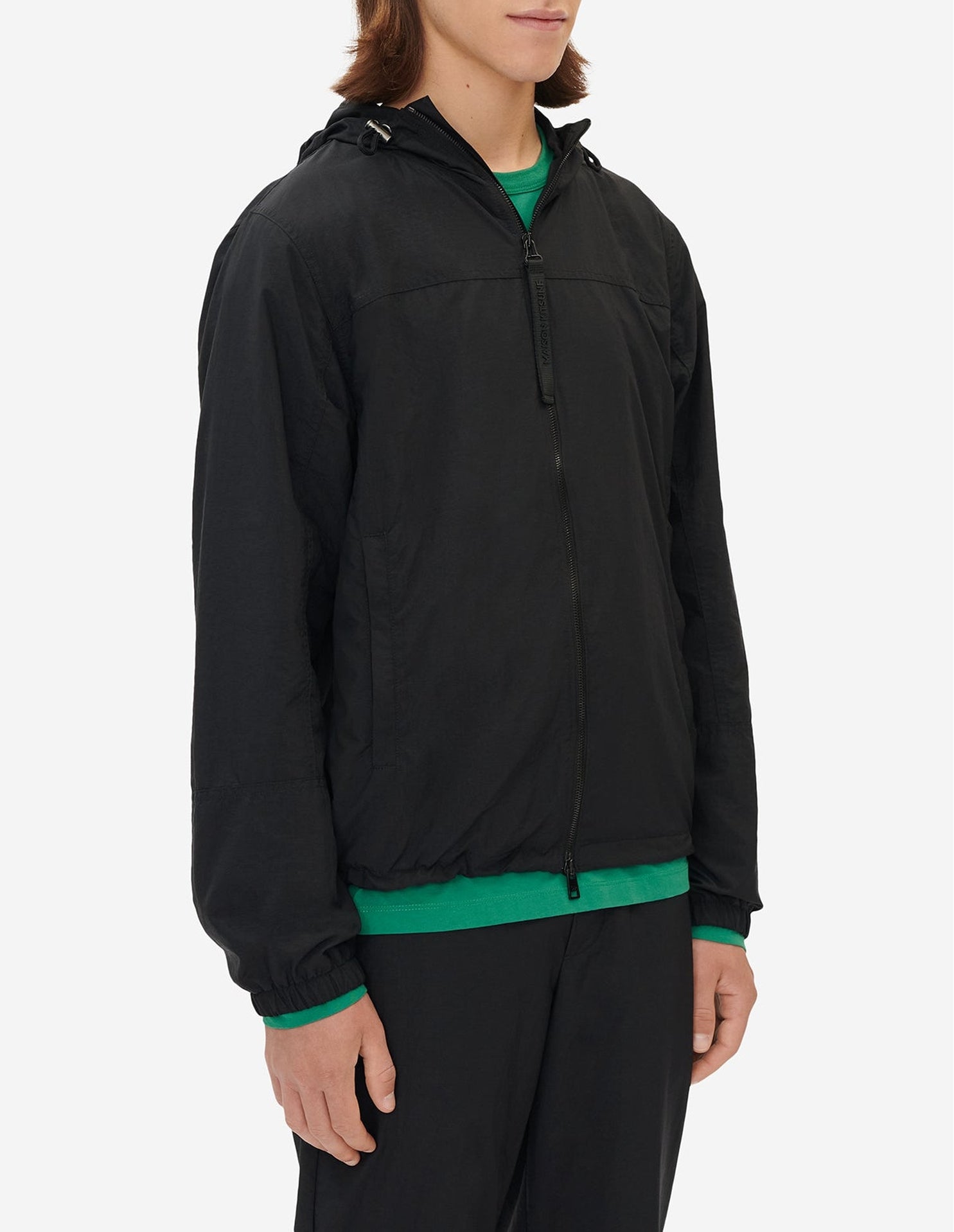 Veste coupe-vent à capuche - Black