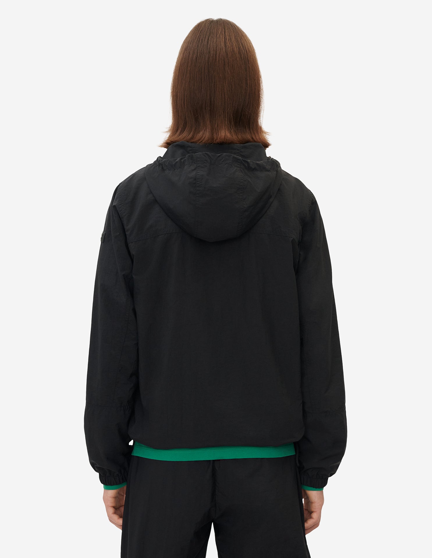 Veste coupe-vent à capuche - Black