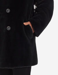 Manteau Maison Kitsuné x Olympia Le-Tan - Black