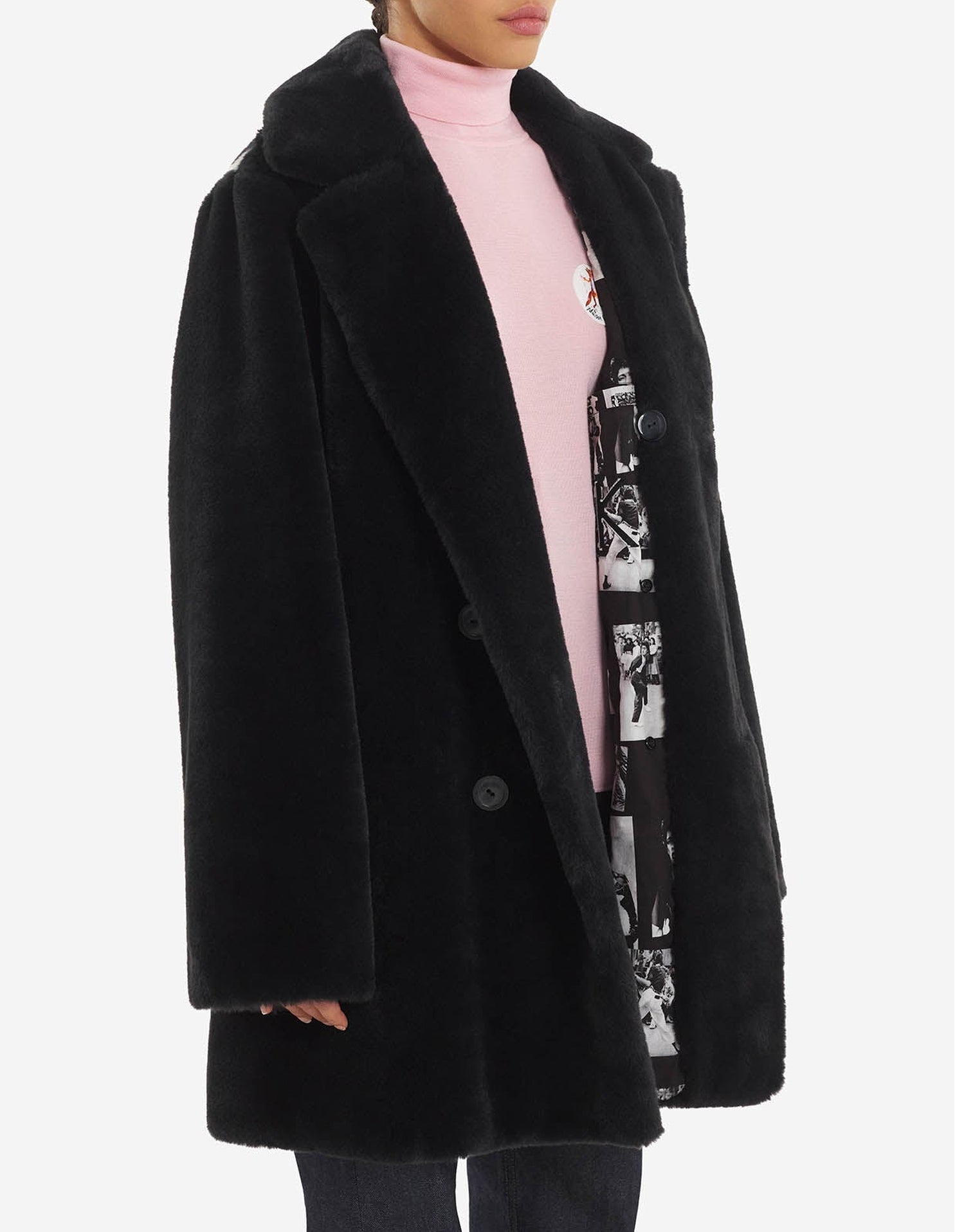 Manteau Maison Kitsuné x Olympia Le-Tan - Black