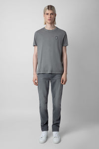 ZHORS LIGNE GRIS PERLE TOMMY HC JORMI SKULL BADGE