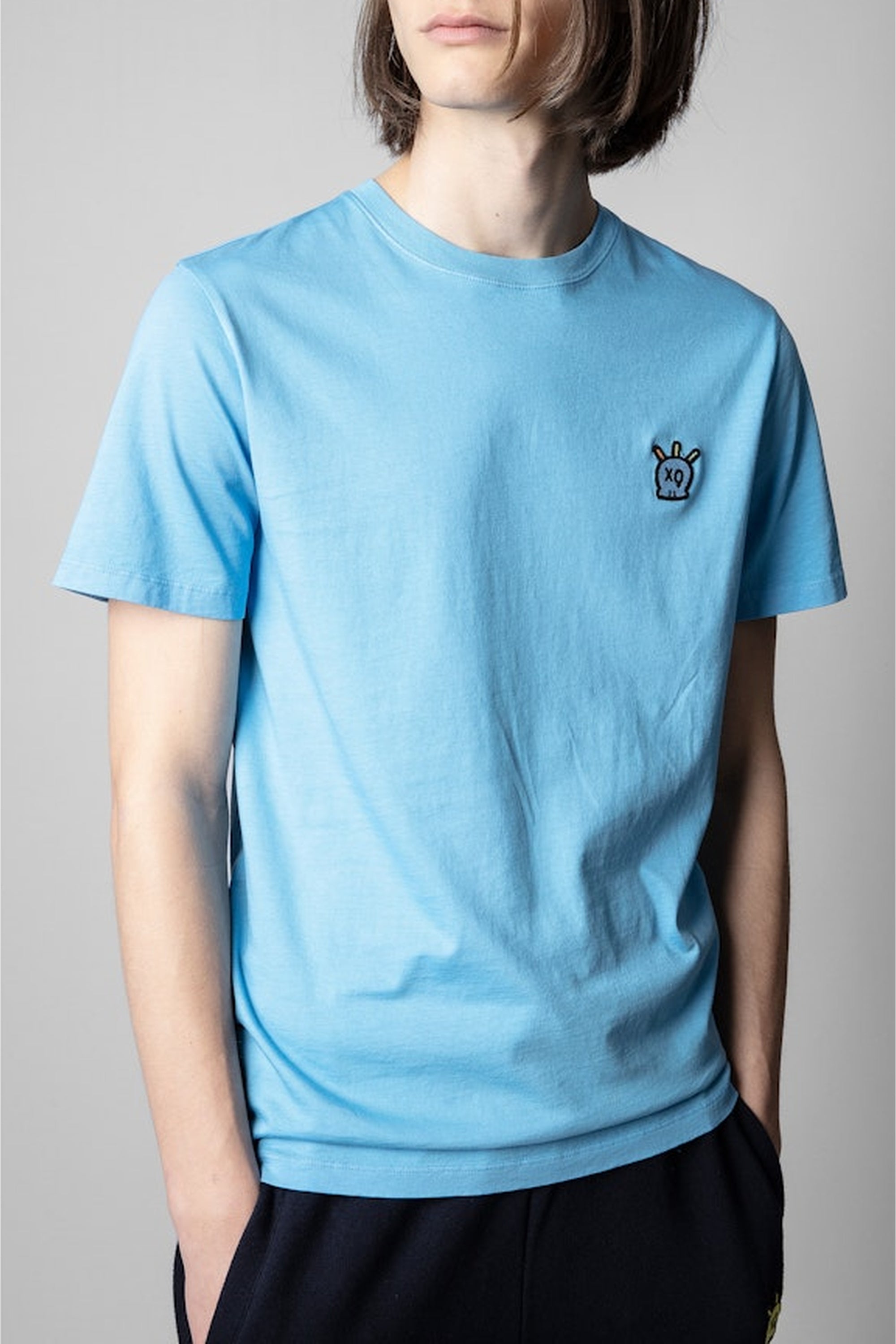 T-shirt Tommy Skull - Pastel Blue