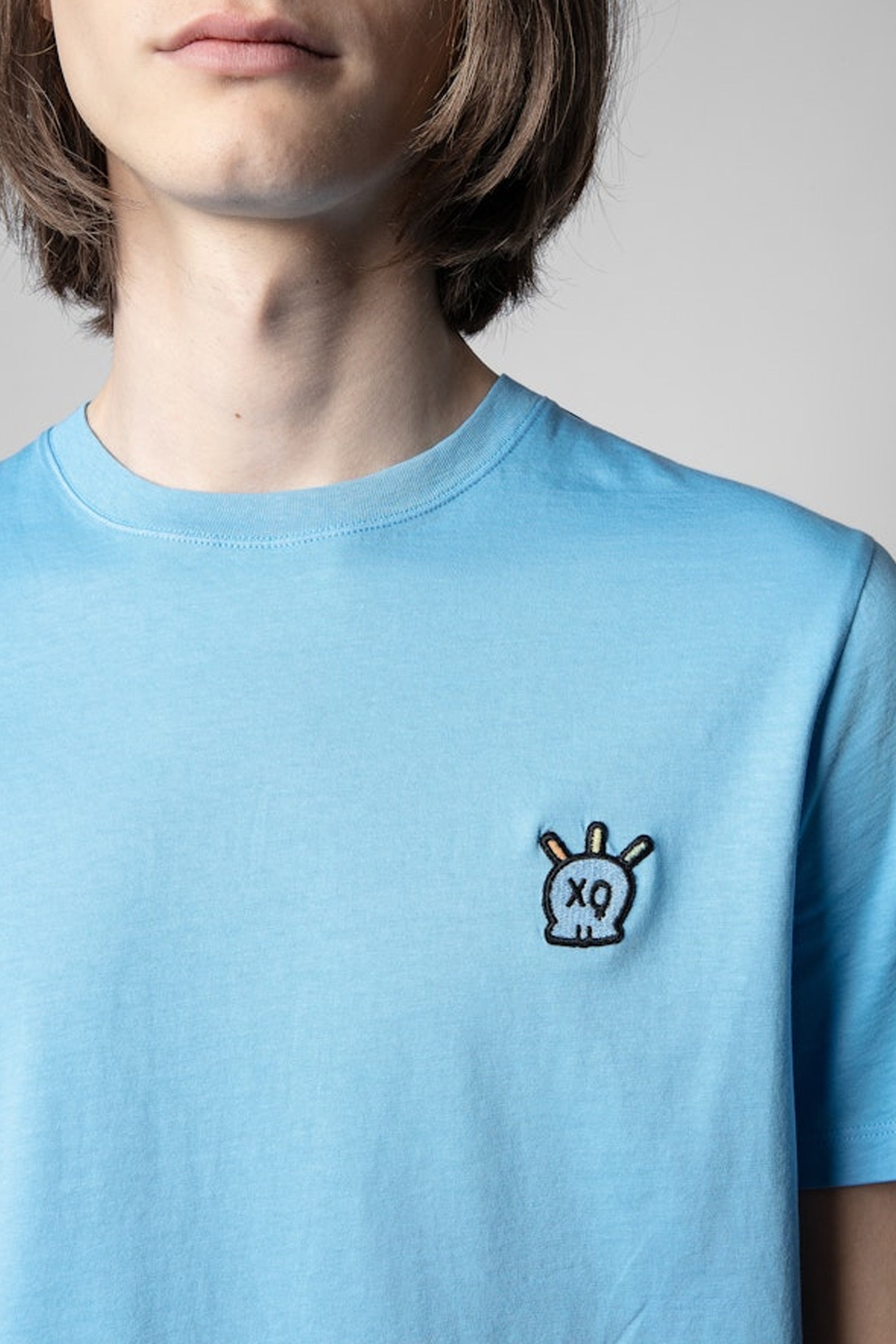 T-shirt Tommy Skull - Pastel Blue