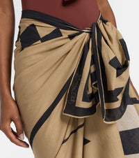 Rhombs Polo Pareo - Black