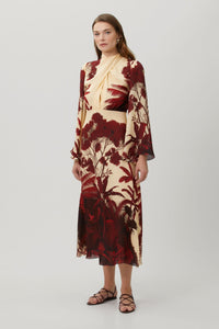 Maiden Voyage cotton dress - Red