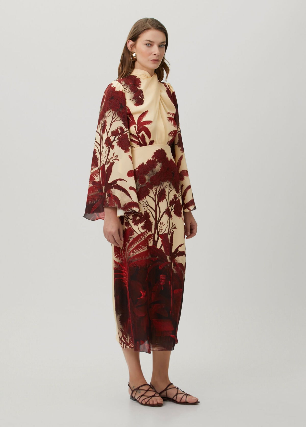 Maiden Voyage cotton dress - Red