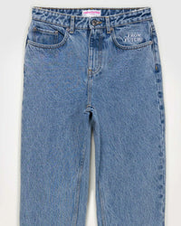 Pantalon droit Joseph en denim - Bleu Clair