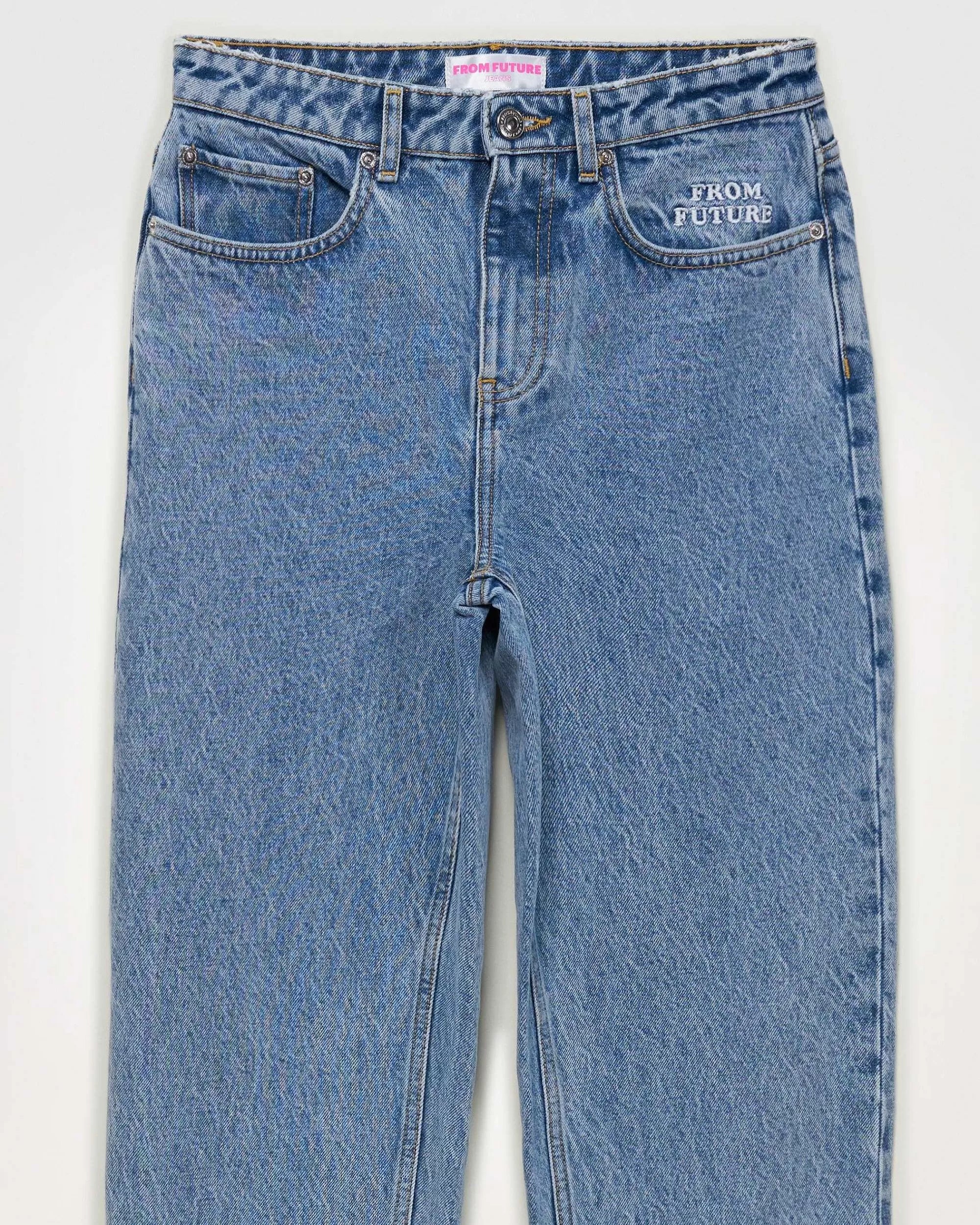 Pantalon droit Joseph en denim - Bleu Clair