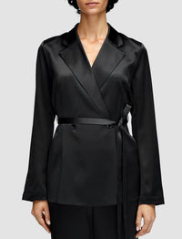 Veste Joubert en soie - Black