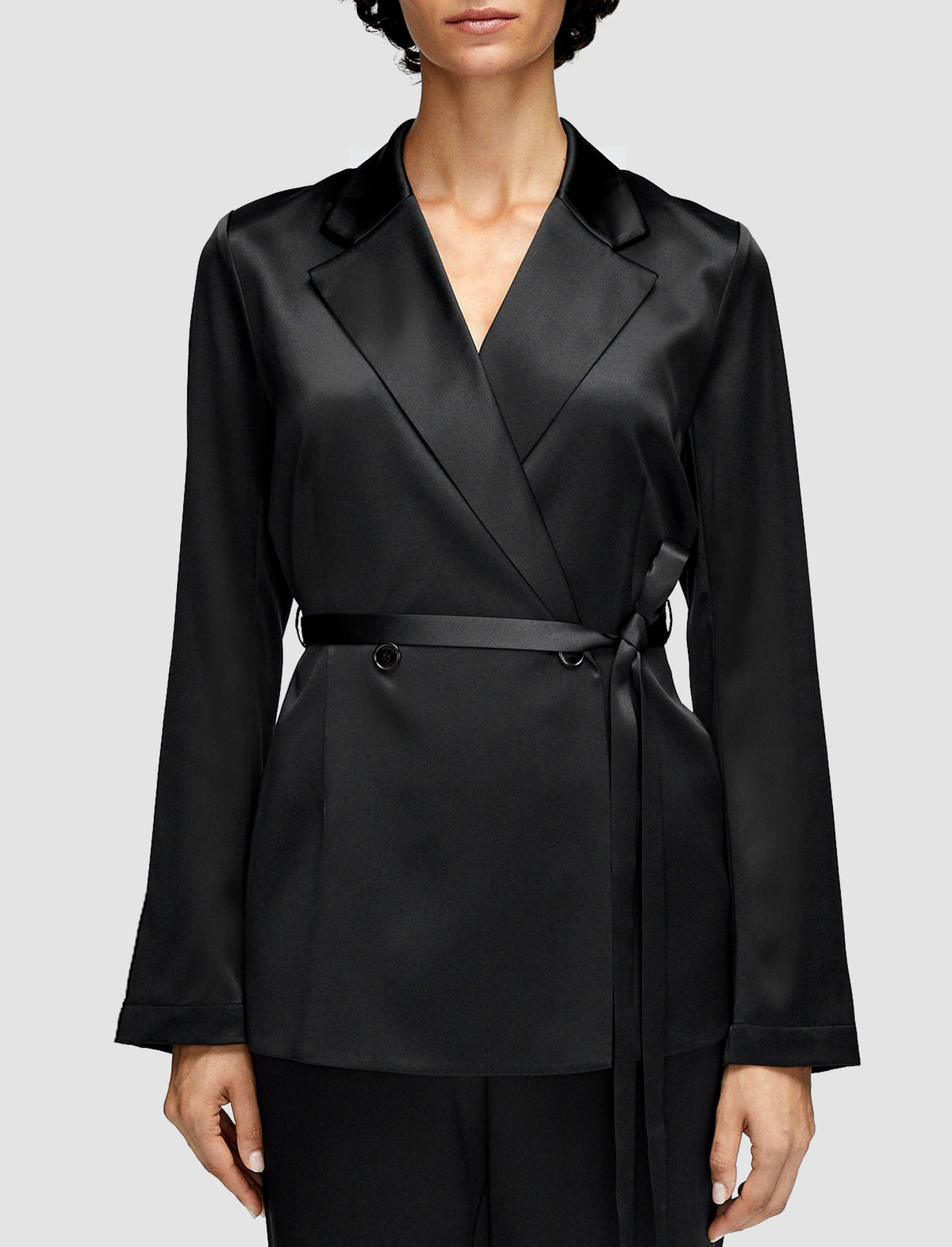 Veste Joubert en soie - Black