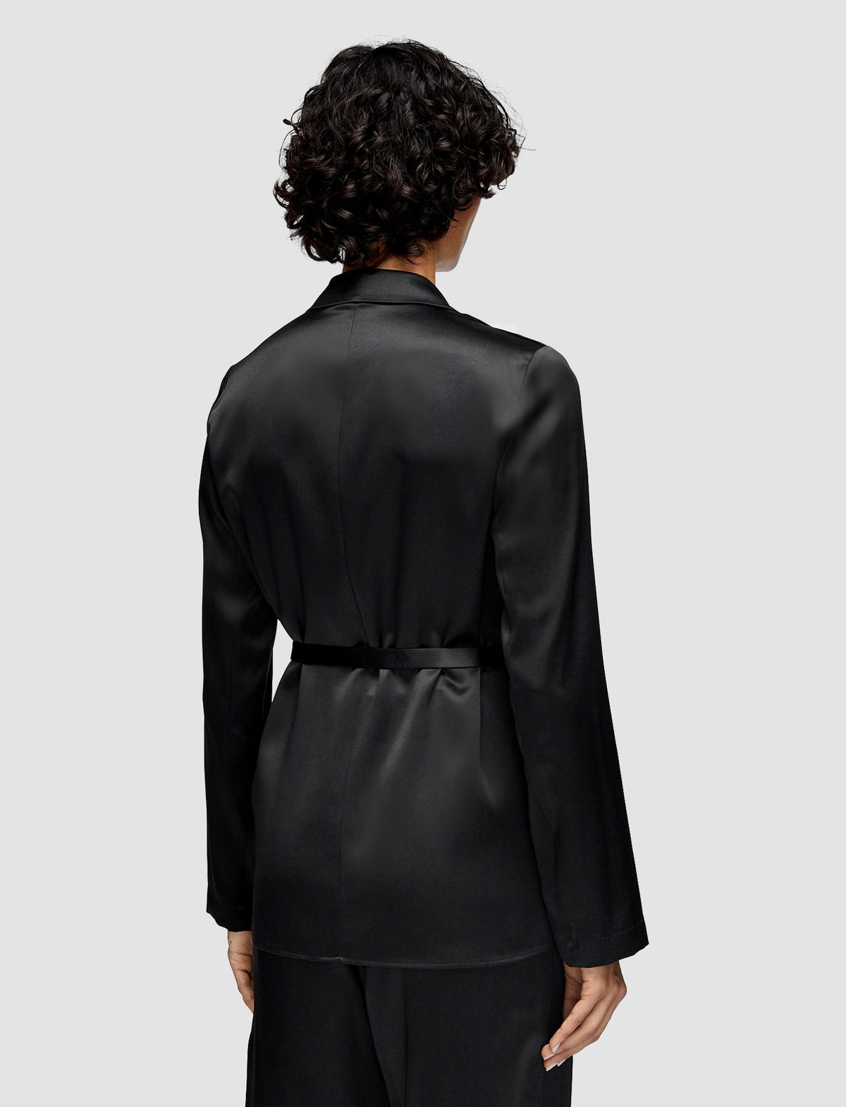 Veste Joubert en soie - Black