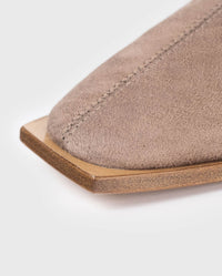 Bottines Journal en daim - Moon Grey