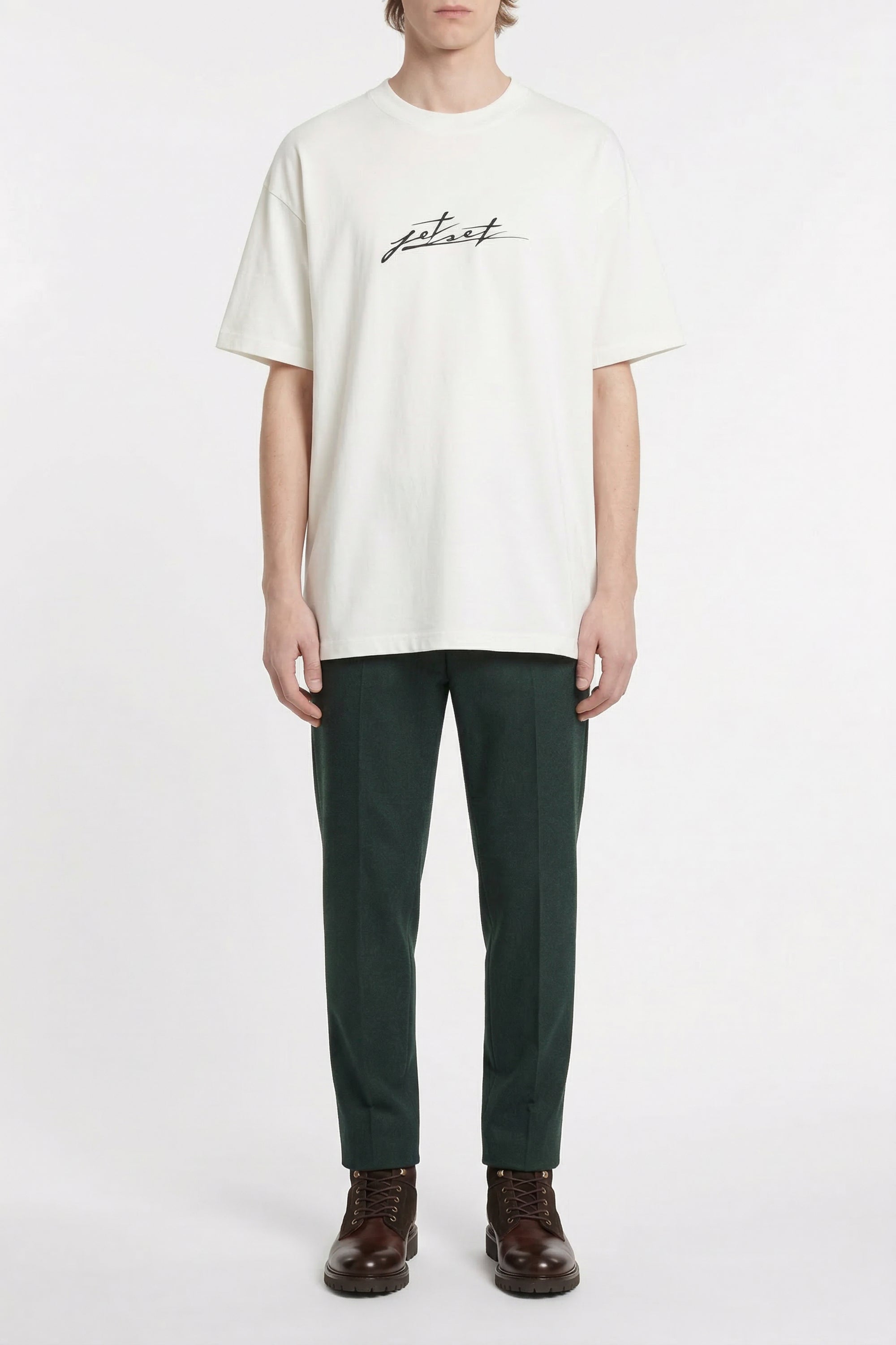 T-shirt Logo Jet Set - Blanc