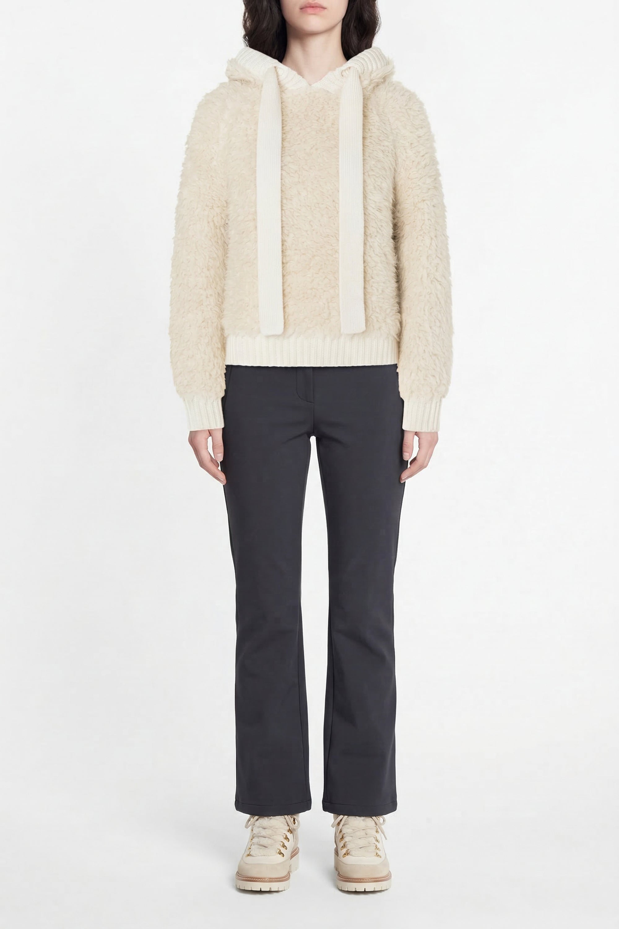 Sweatshirt Jennifer en laine - Beige