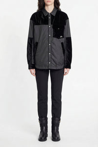 Veste Julian en velours - Noir