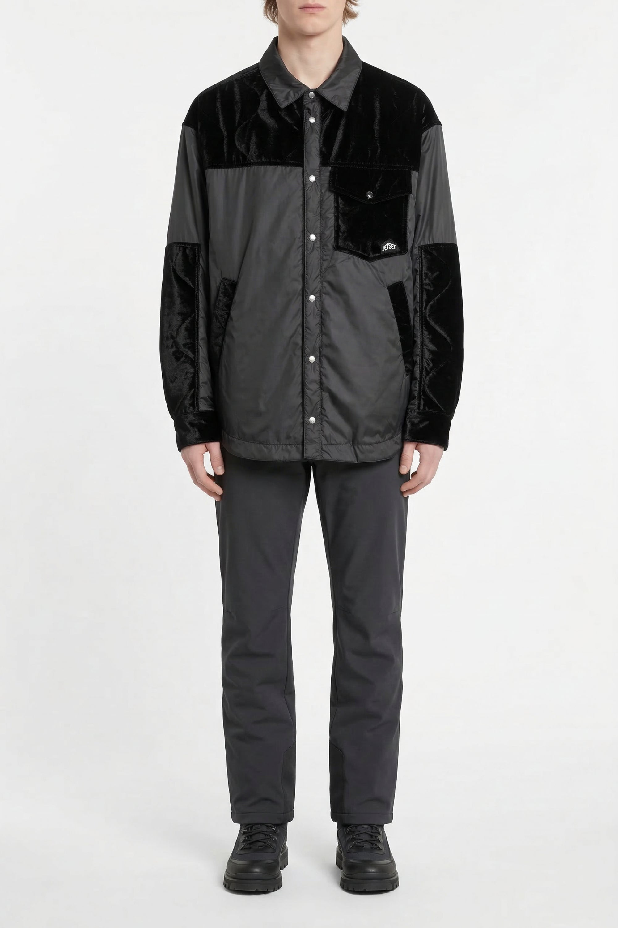 Veste Julian en velours - Noir
