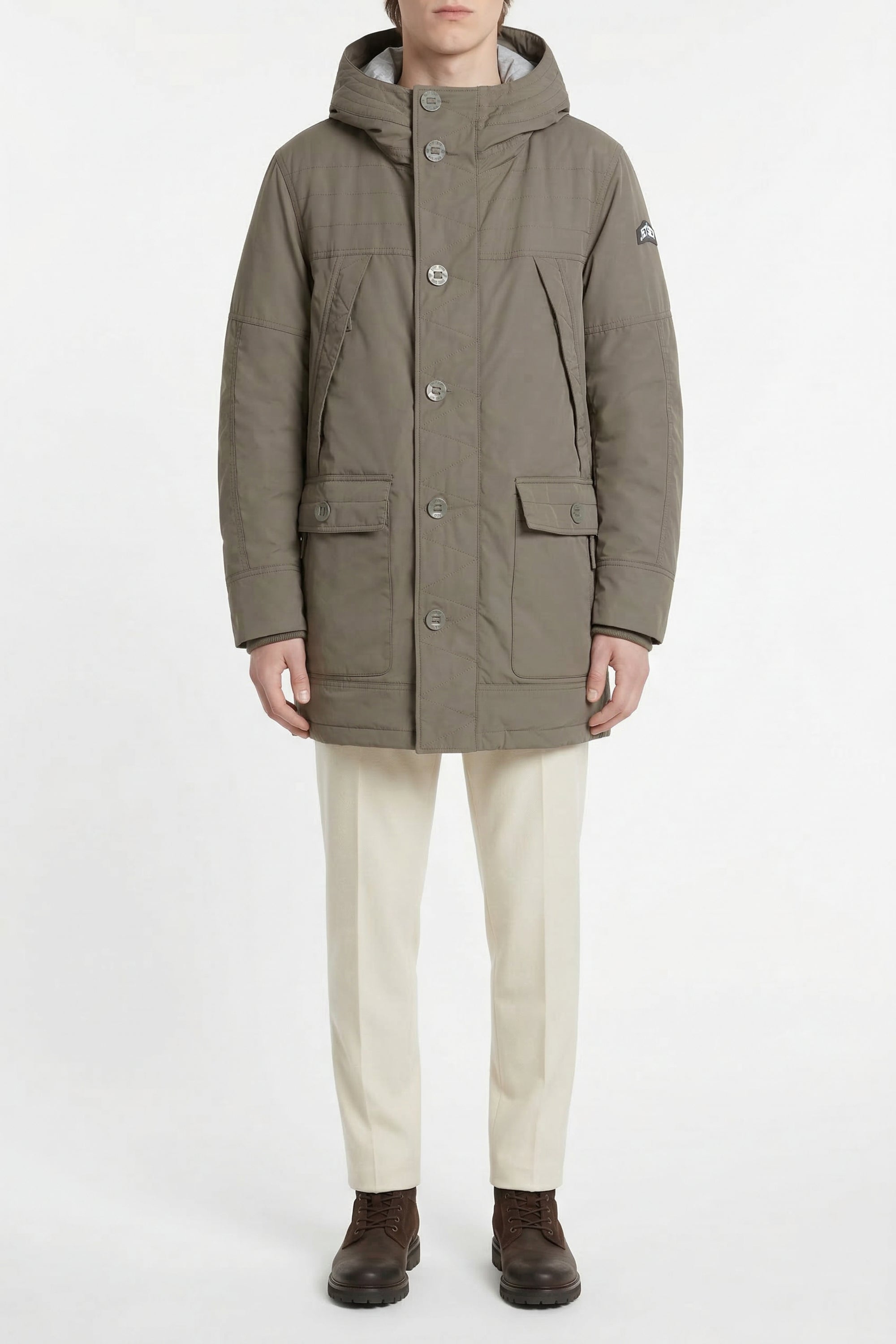 Manteau Sam à capuche - Gris
