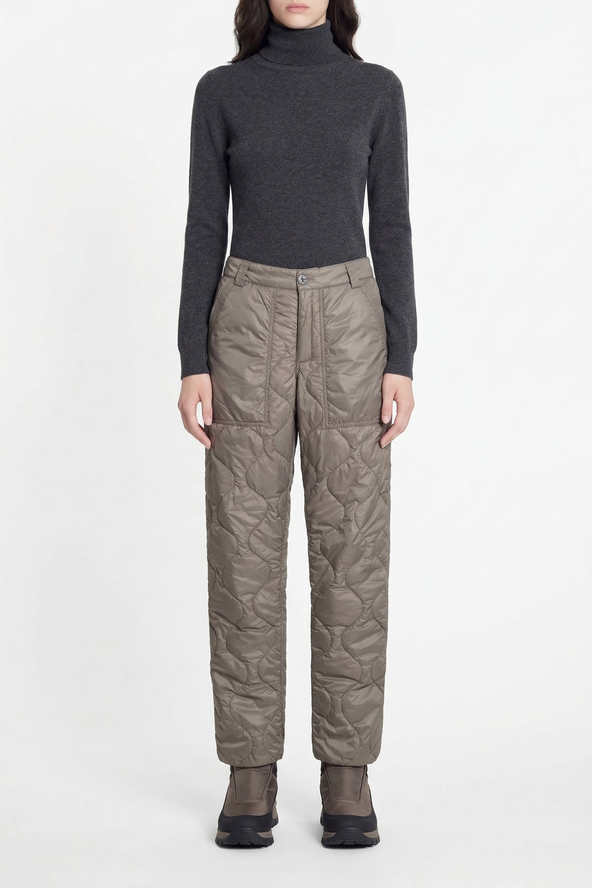 Otto quilted trousers - Grey