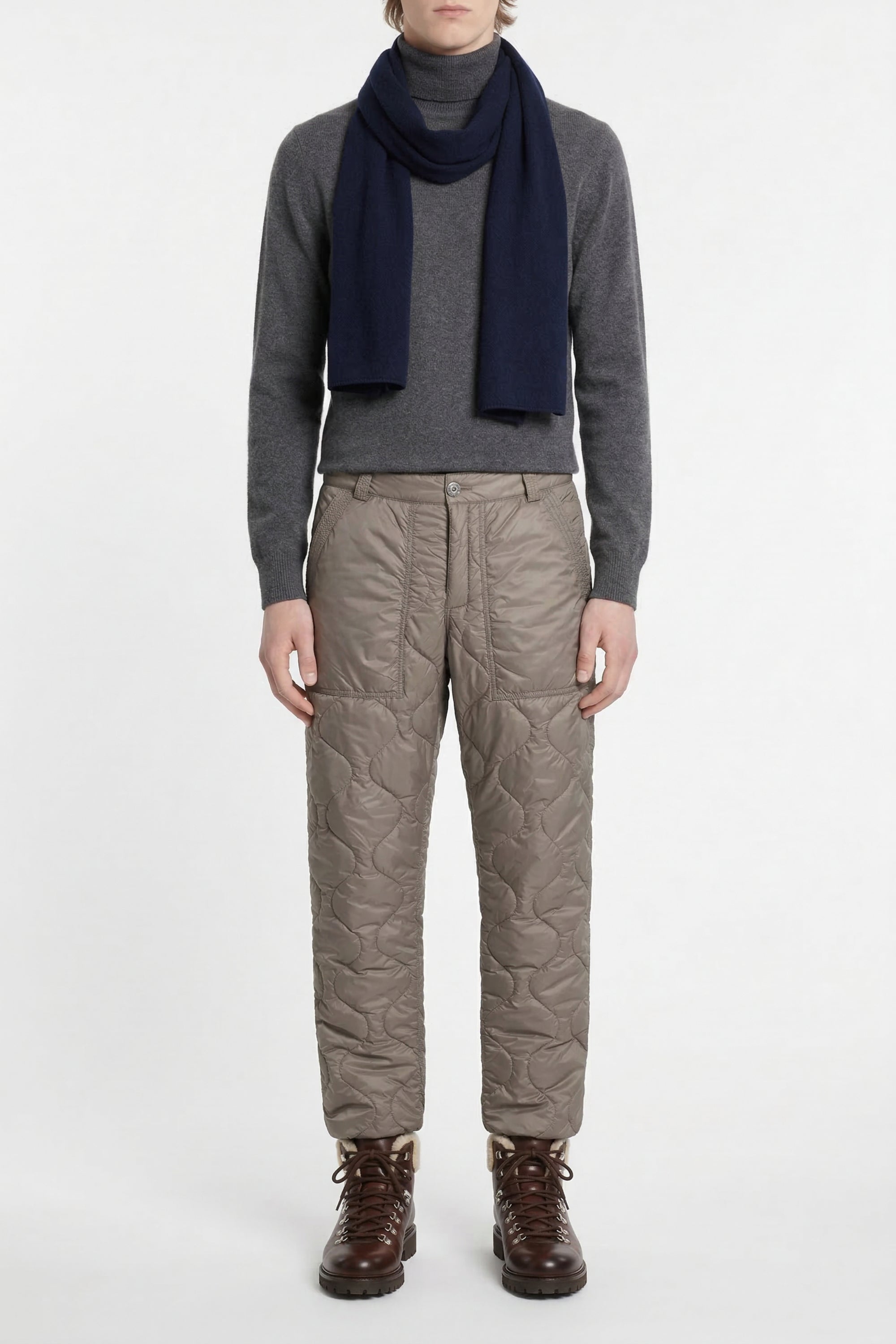 Otto quilted trousers - Grey