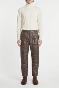 Otto quilted trousers - Brown