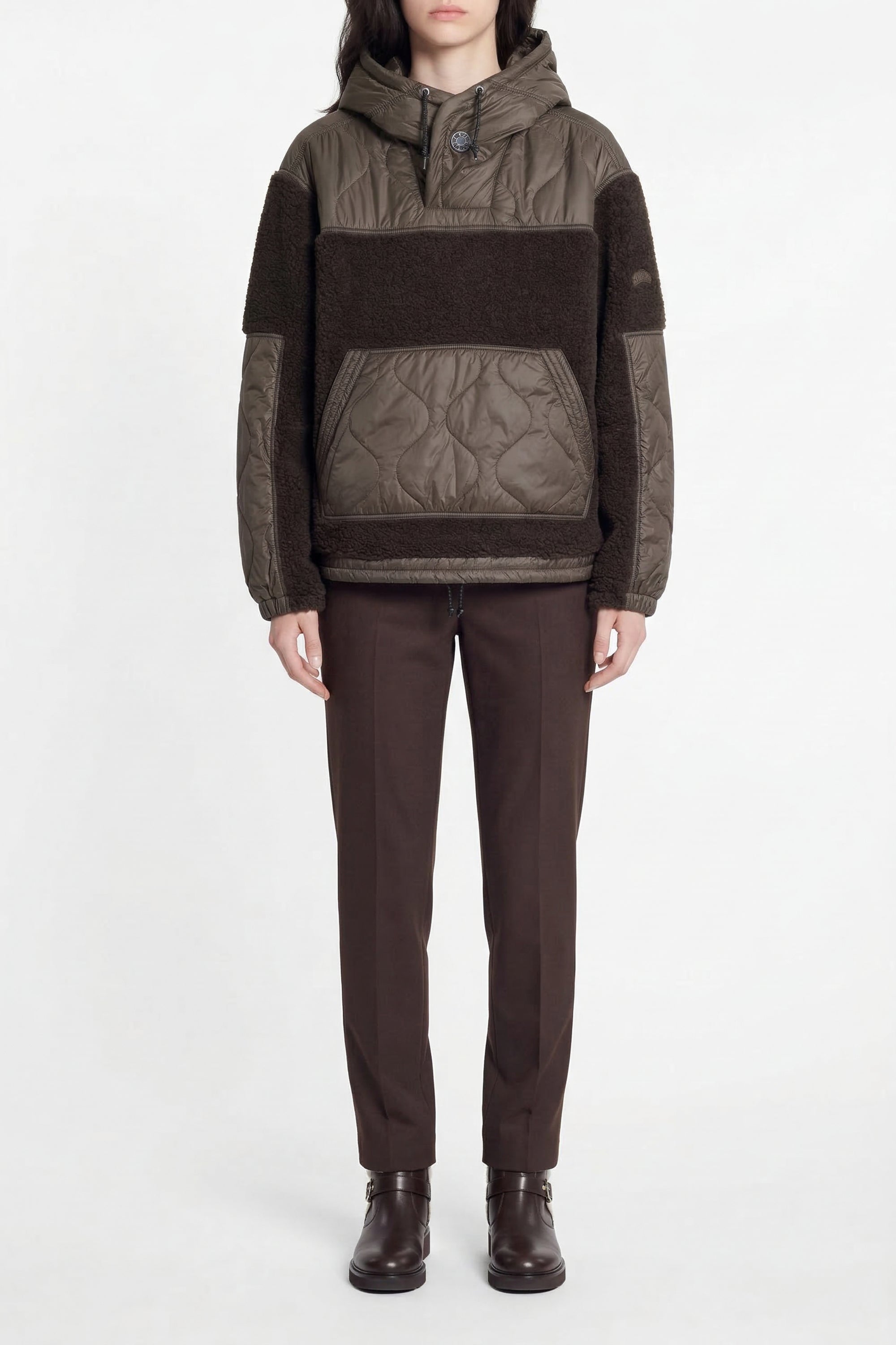 Sweatshirt en polaire Jared - Marron