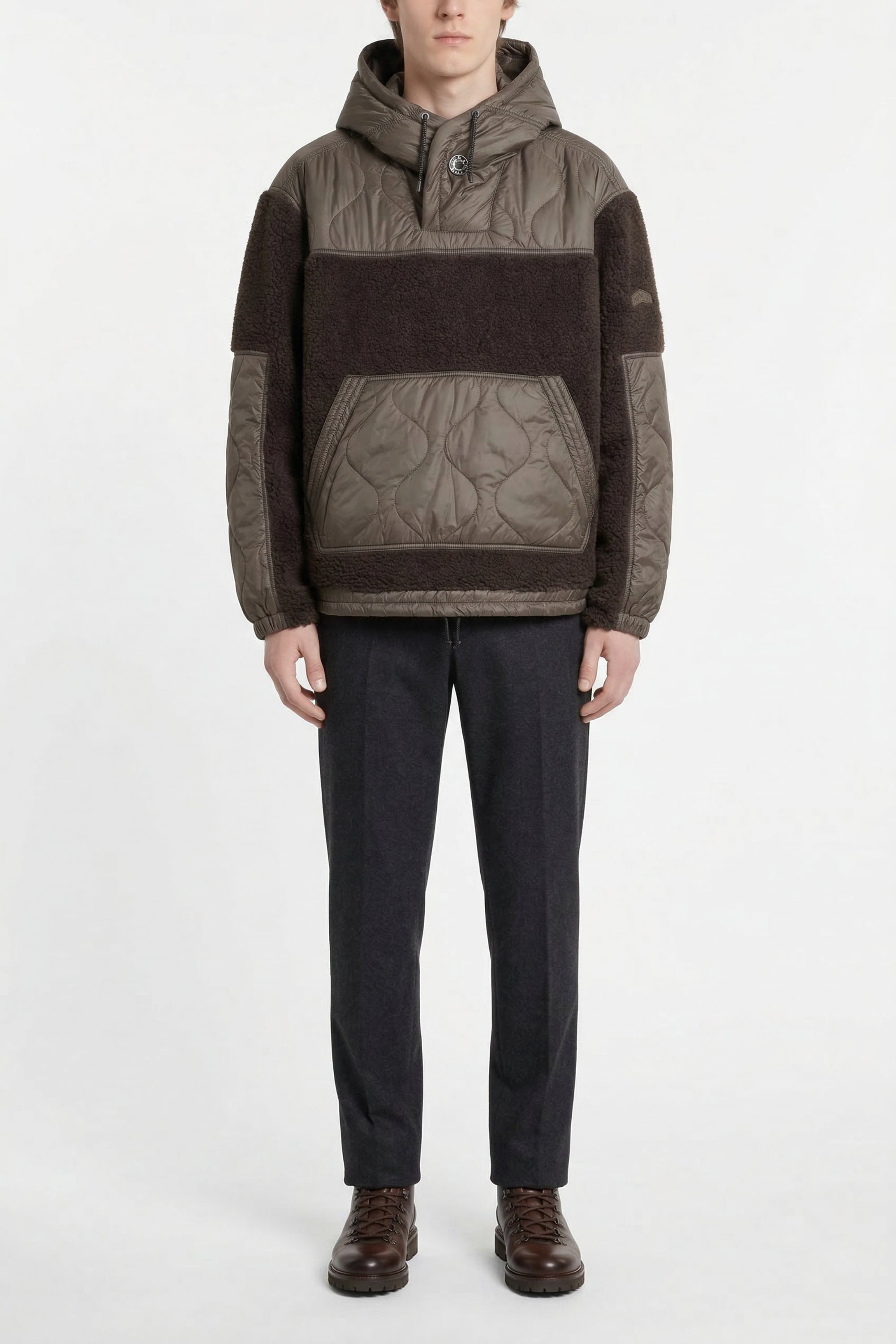 Sweatshirt en polaire Jared - Marron