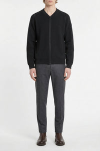 Cardigan zippé Rupert - Noir